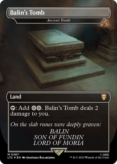 Image for Balin's Tomb - Ancient Tomb (Surge Foil) (387) (LTC) - Magic: The Gathering