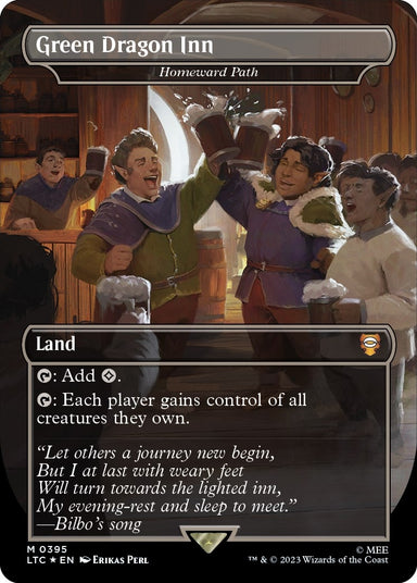 Image for Green Dragon Inn - Homeward Path (Surge Foil) (395) (LTC) - Magic: The Gathering