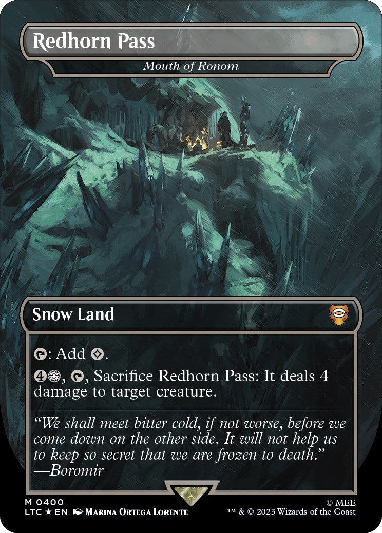 Image for Redhorn Pass - Mouth of Ronom (Surge Foil) (400) (LTC) - Magic: The Gathering