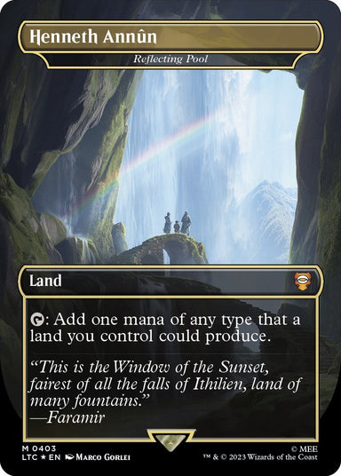 Image for Henneth Annun - Reflecting Pool (Surge Foil) (403) (LTC) - Magic: The Gathering