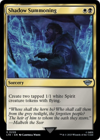 Image for Shadow Summoning (226) (LTR) - Magic: The Gathering