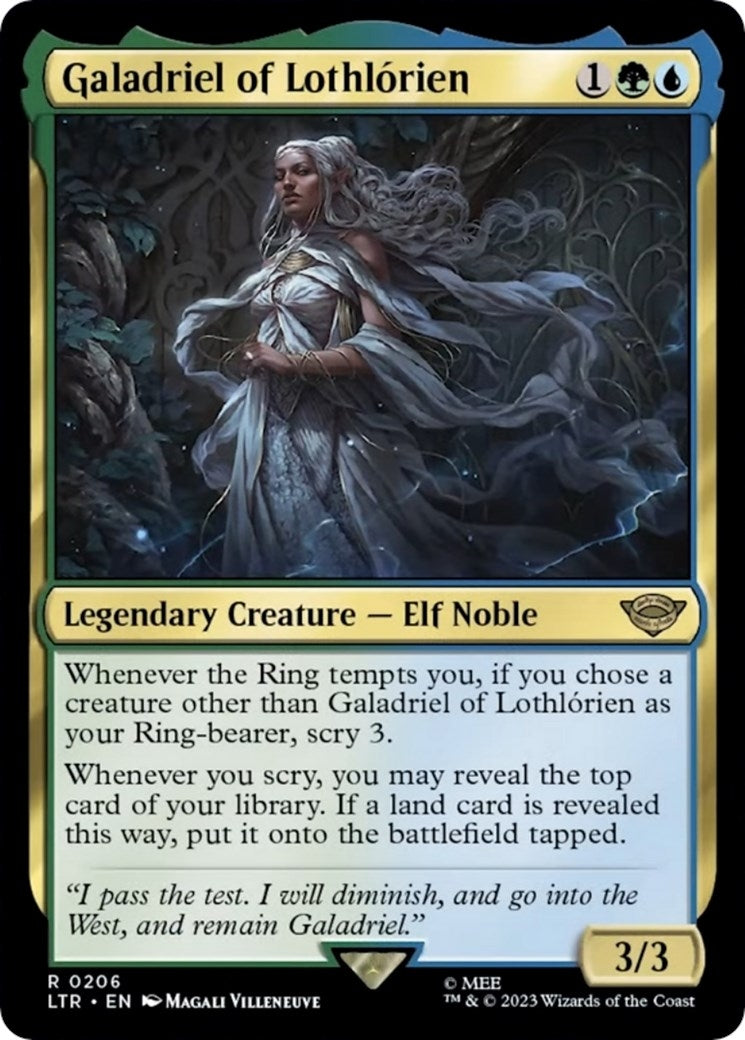 Image for Galadriel of Lothlorien (206) (LTR) - Magic: The Gathering