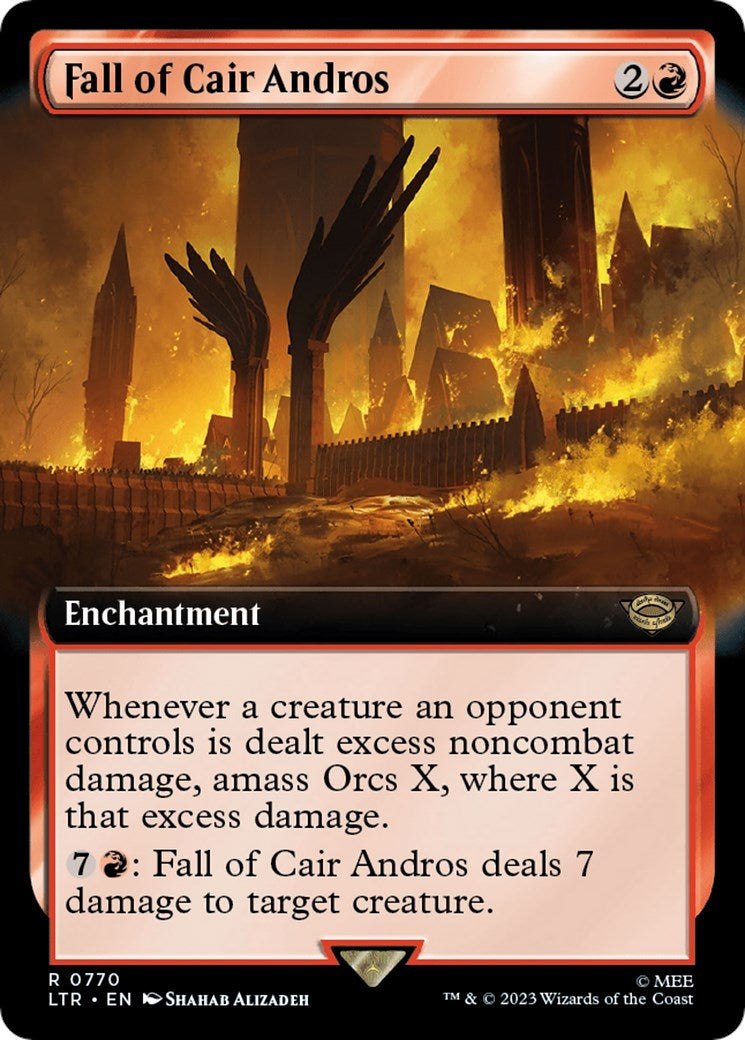 Image for Fall of Cair Andros (Extended Art) (Surge Foil) (770) (LTR) - Magic: The Gathering