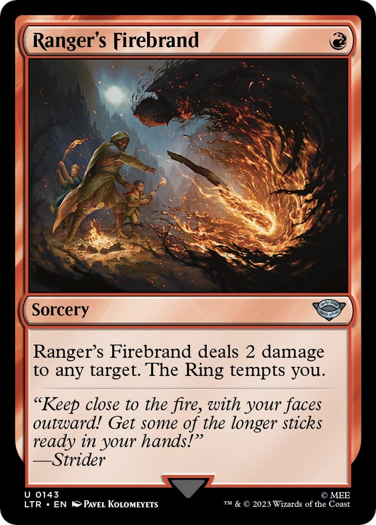 Image for Ranger's Firebrand (143) (LTR) - Magic: The Gathering