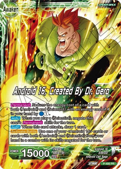 P-495  - Android 16 // Android 16, Created By Dr. Gero