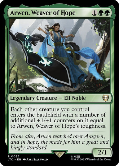 Image for Arwen, Weaver of Hope (35) (LTC) - Magic: The Gathering