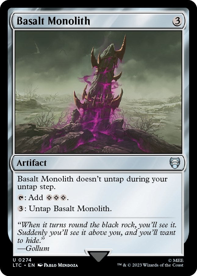 Image for Basalt Monolith (274) (LTC) - Magic: The Gathering