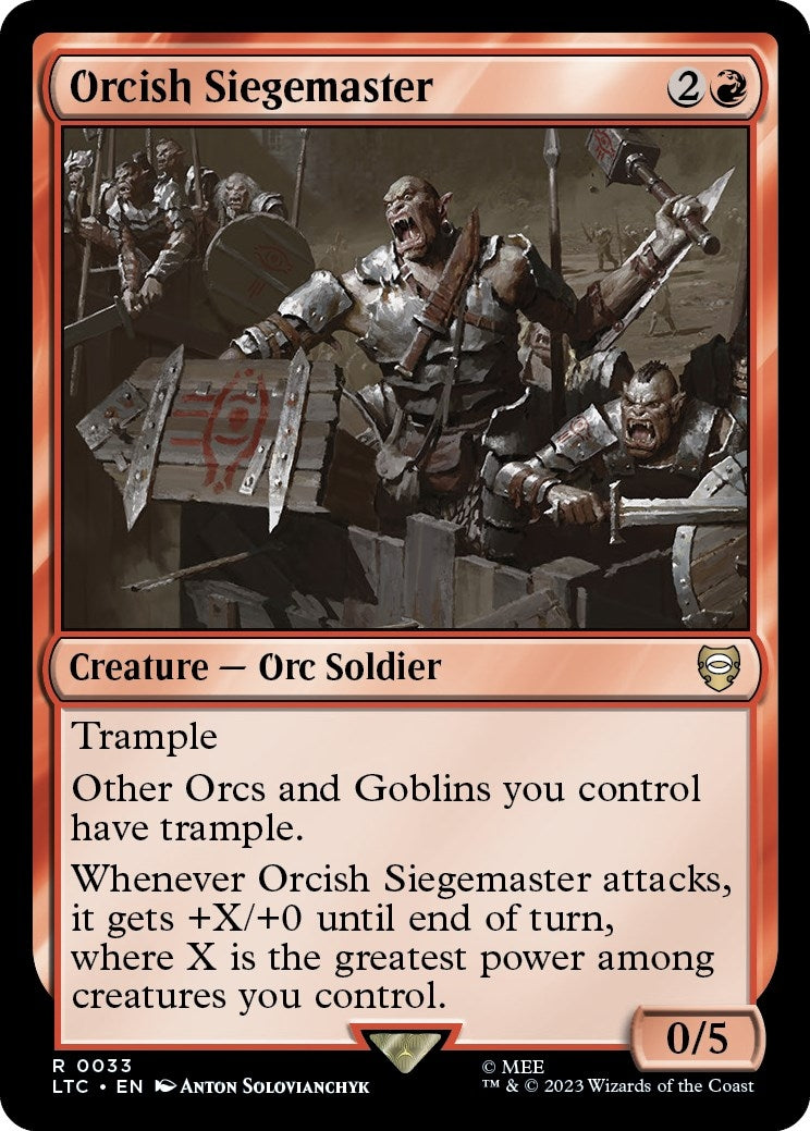 Image for Orcish Siegemaster (33) (LTC) - Magic: The Gathering