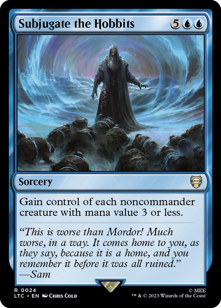 Image for Subjugate the Hobbits (24) (LTC) - Magic: The Gathering