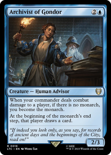 Image for Archivist of Gondor (18) - Magic: The Gathering