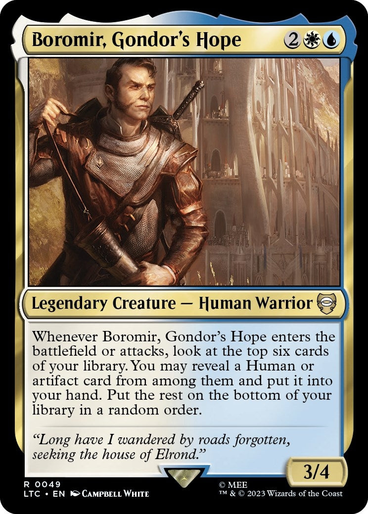 Image for Boromir, Gondor's Hope (49) - Magic: The Gathering