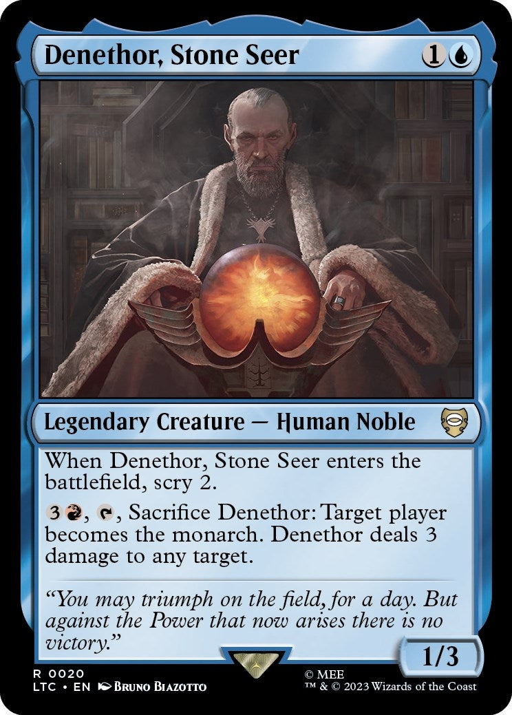 Image for Denethor, Stone Seer (20) - Magic: The Gathering