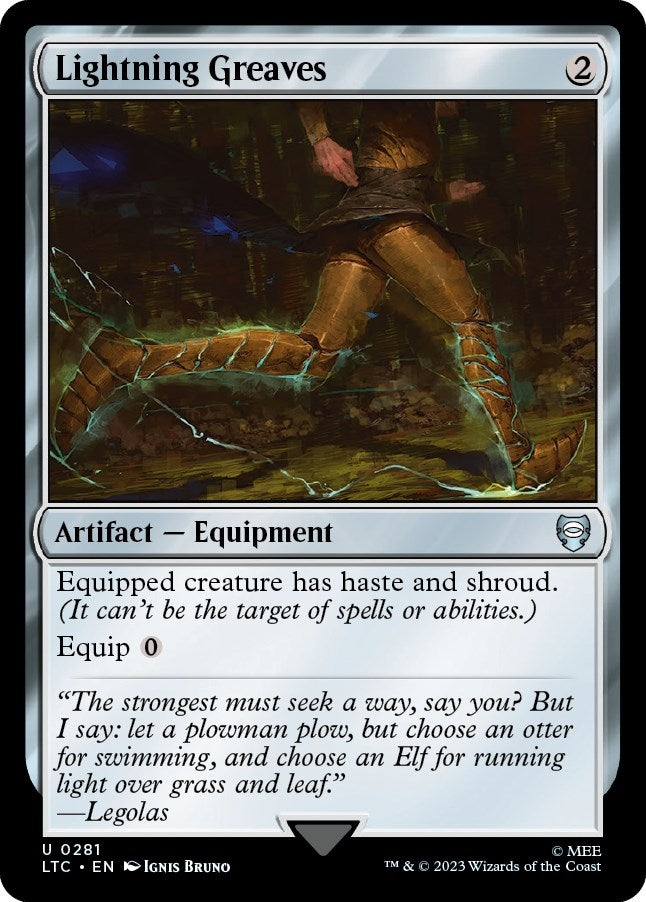 Image for Lightning Greaves (281) - Magic: The Gathering