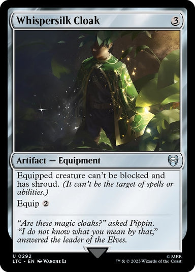 Image for Whispersilk Cloak (292) - Magic: The Gathering