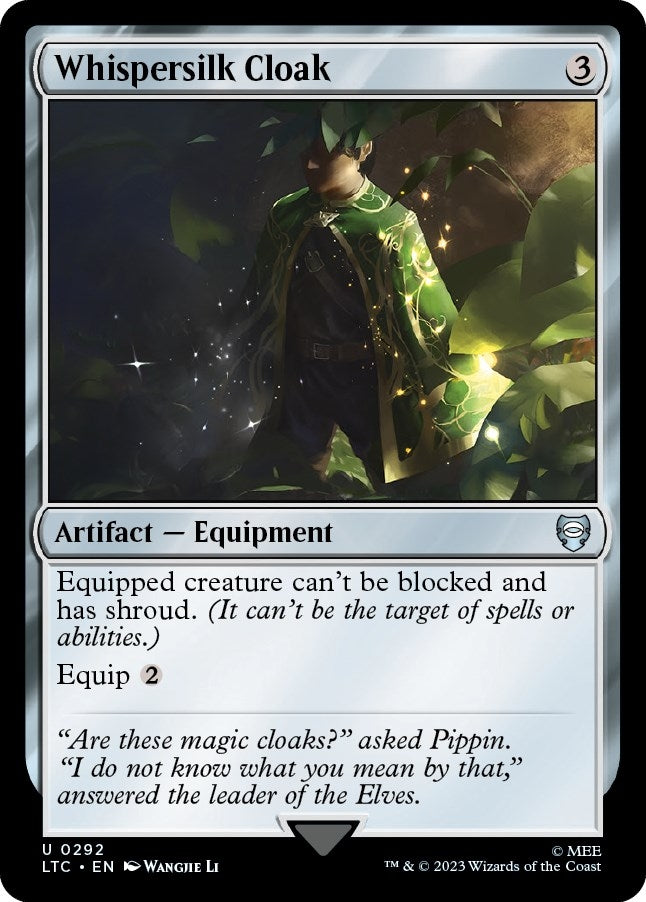 Image for Whispersilk Cloak (292) - Magic: The Gathering