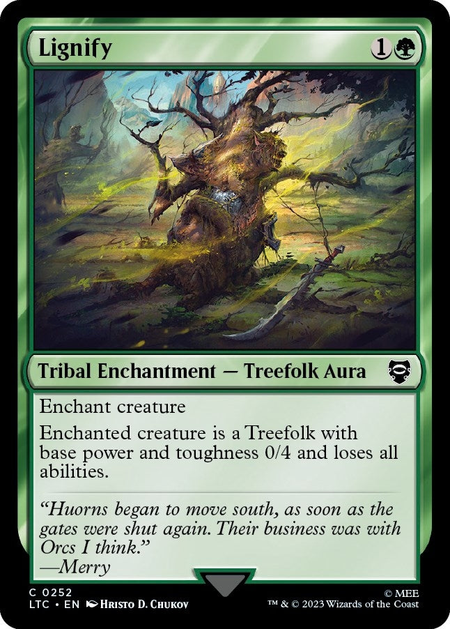 Image for Lignify (252) - Magic: The Gathering