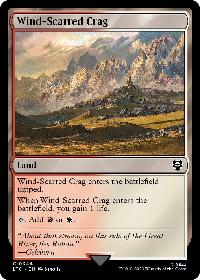 Image for Wind-Scarred Crag (344) - Magic: The Gathering