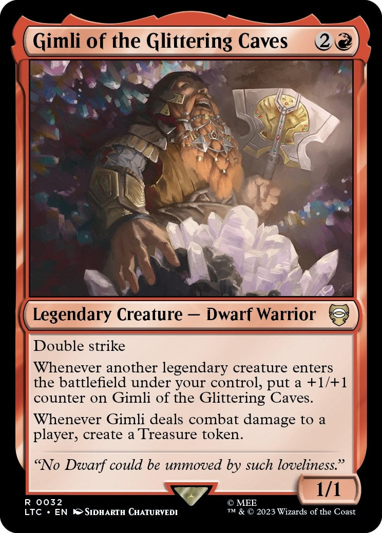 Image for Gimli of the Glittering Caves (32) - Magic: The Gathering