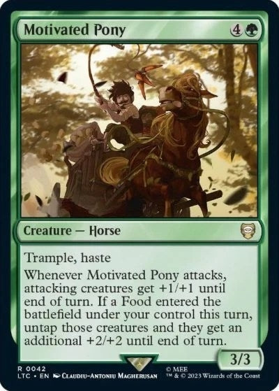 Image for Motivated Pony (42) - Magic: The Gathering