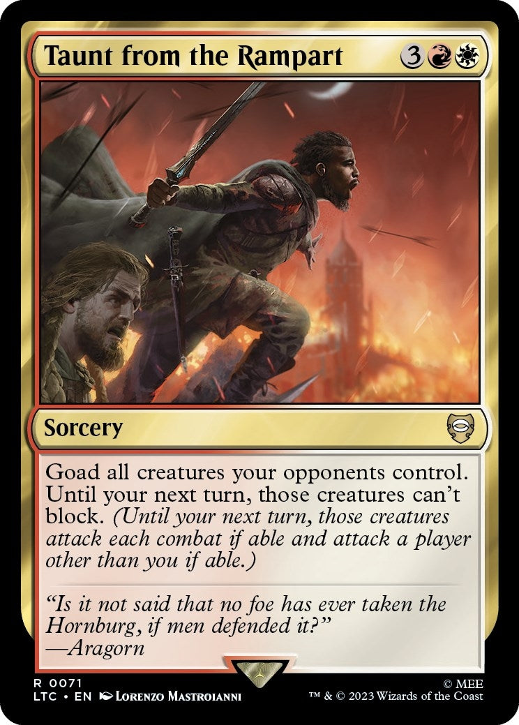 Image for Taunt from the Rampart (71) - Magic: The Gathering