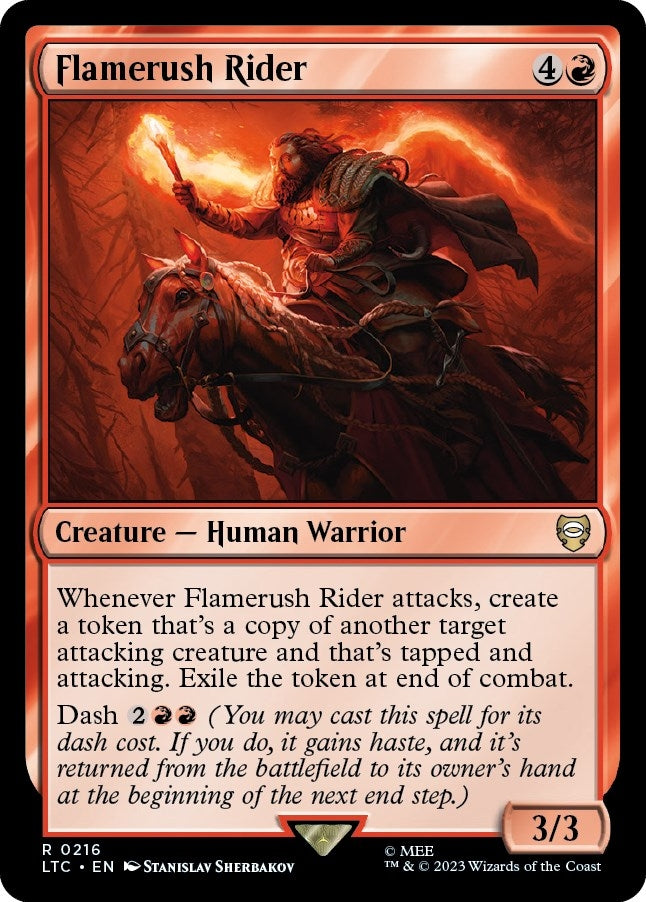 Image for Flamerush Rider (216) - Magic: The Gathering