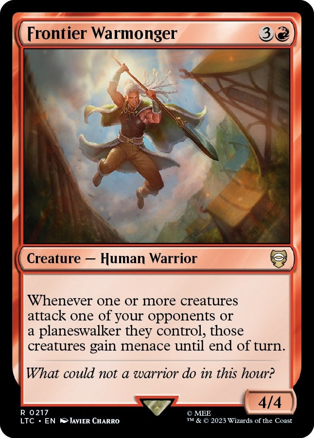 Image for Frontier Warmonger (217) - Magic: The Gathering