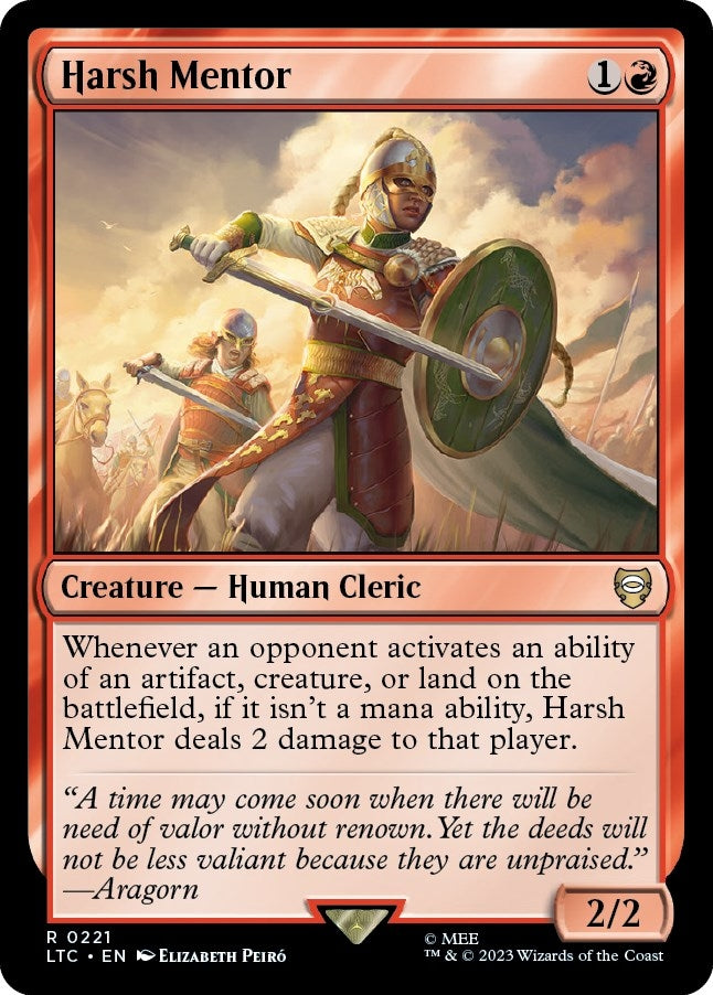Image for Harsh Mentor (221) - Magic: The Gathering