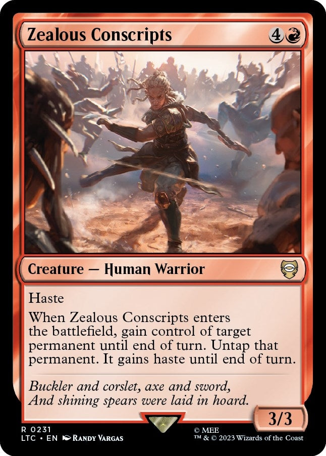 Image for Zealous Conscripts (231) - Magic: The Gathering