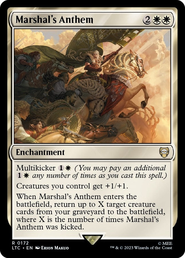 Image for Marshal's Anthem (172) - Magic: The Gathering