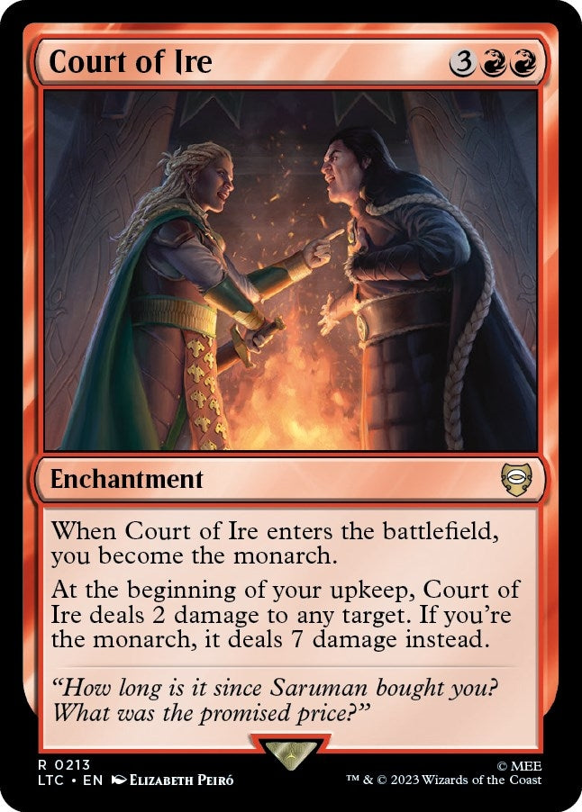 Image for Court of Ire (213) - Magic: The Gathering