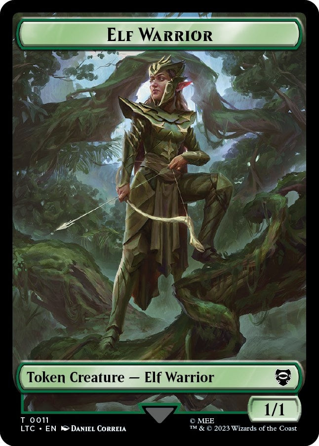 Image for Elf Warrior // Insect Double-Sided Token (11 // 12) - Magic: The Gathering