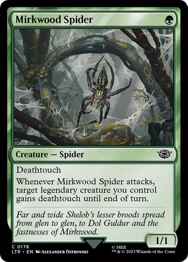 Image for Mirkwood Spider (178) (LTR) - Magic: The Gathering