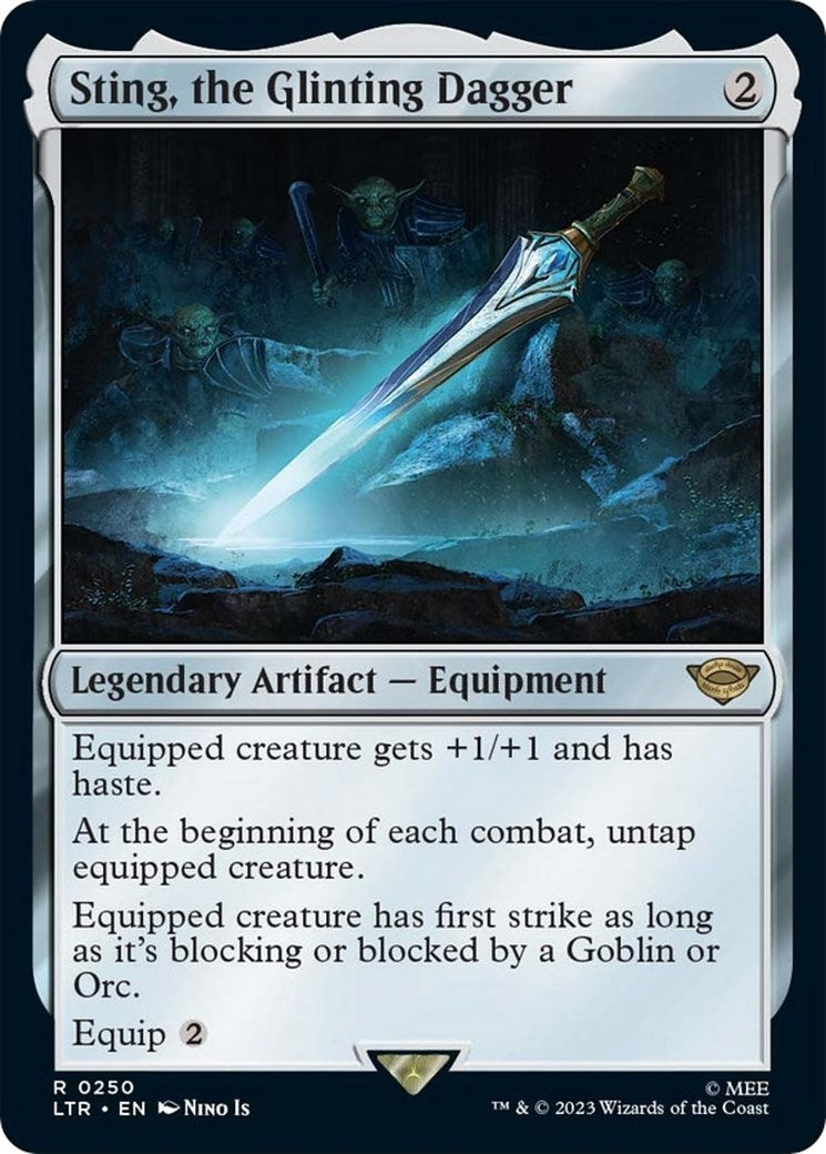 Image for Sting, the Glinting Dagger (250) (LTR) - Magic: The Gathering
