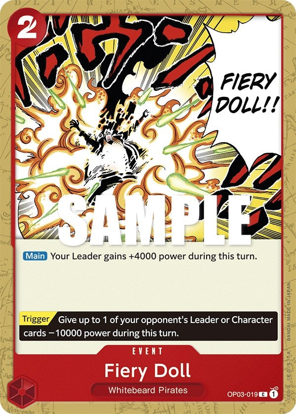 Image for Fiery Doll (OP03-019) (Pillars of Strength) (OP03) - One Piece Card Game
