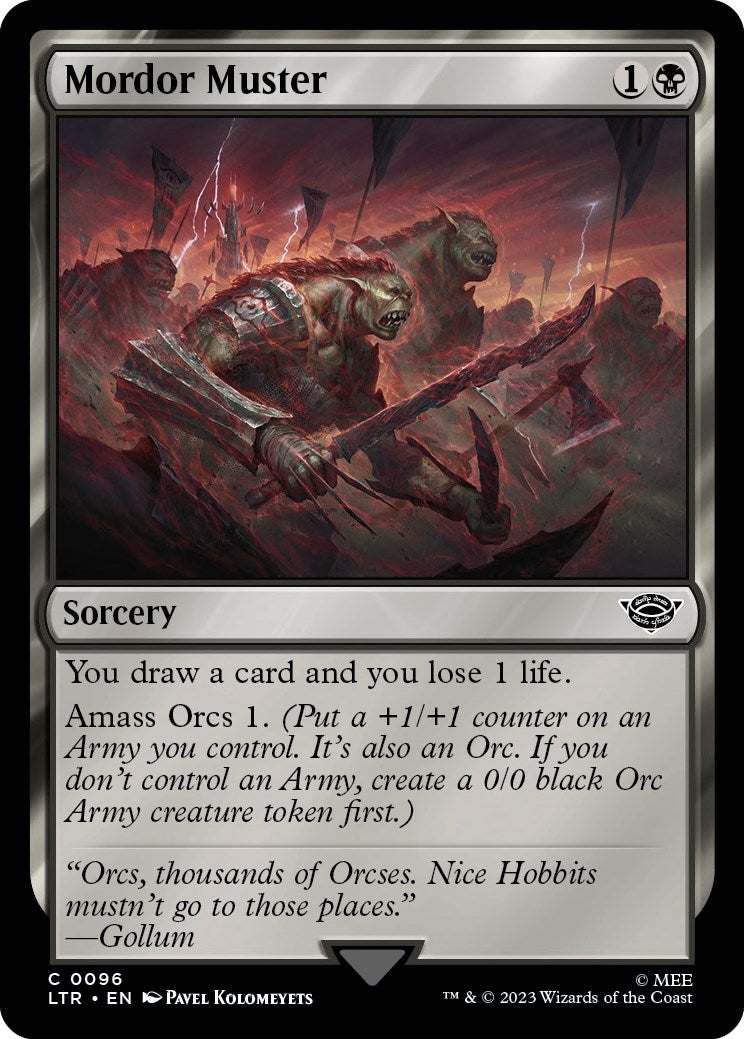 Image for Mordor Muster (96) (LTR) - Magic: The Gathering