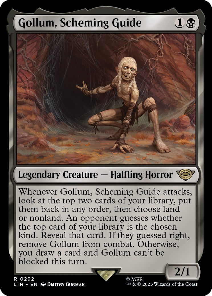 Image for Gollum, Scheming Guide (292) (LTR) - Magic: The Gathering