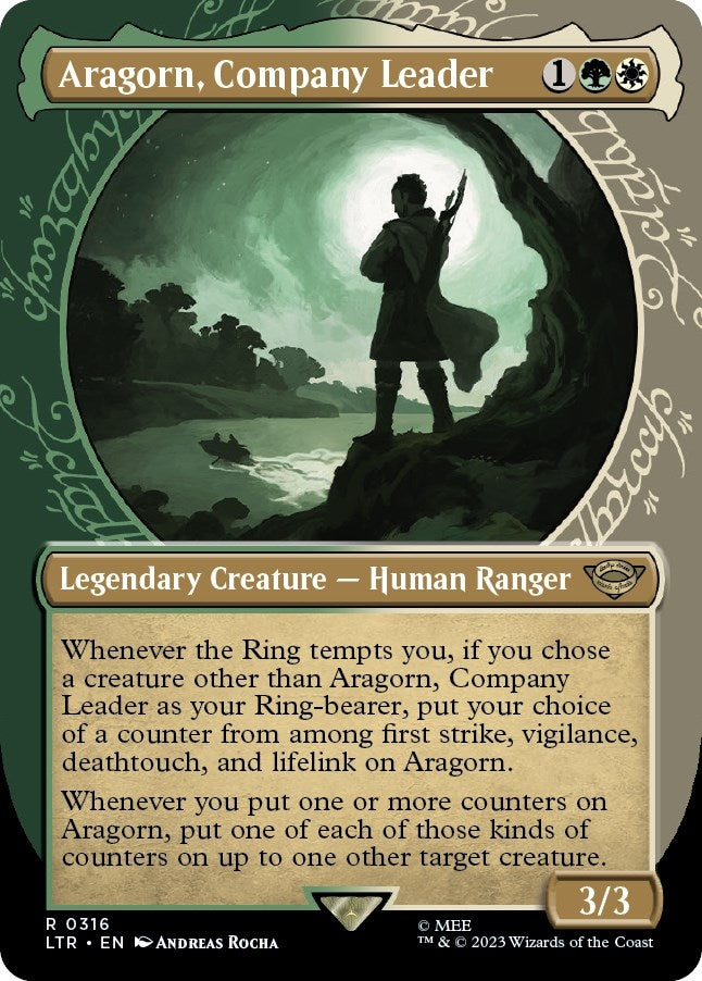 Image for Aragorn, Company Leader (Showcase) (316) (LTR) - Magic: The Gathering