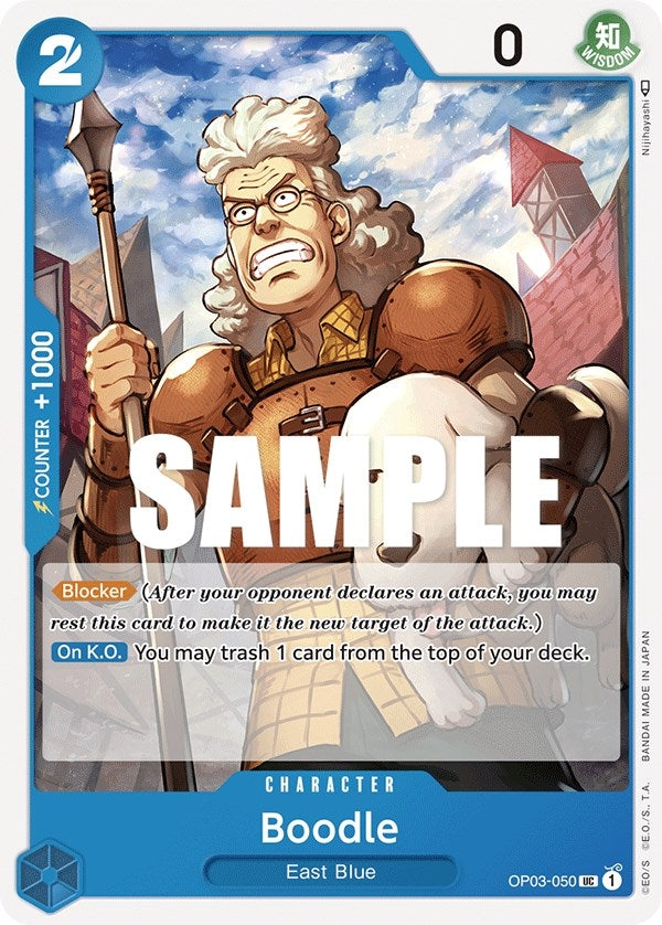 Image for Boodle (OP03-050) (Pillars of Strength) (OP03) - One Piece Card Game