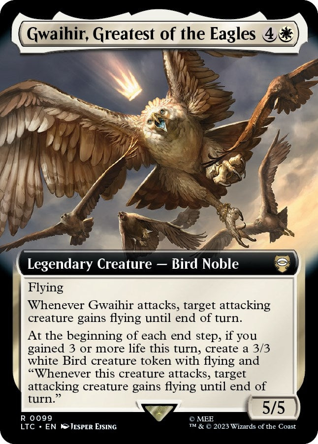 Image for Gwaihir, Greatest of the Eagles (Extended Art) (99) - Magic: The Gathering