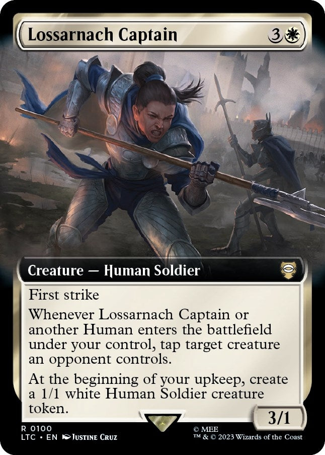 Image for Lossarnach Captain (Extended Art) (100) - Magic: The Gathering