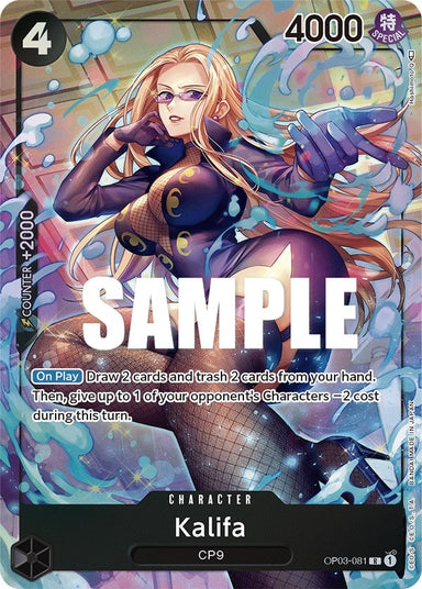 Image for Kalifa (081) (Alternate Art) (OP03-081) (Pillars of Strength) (OP03) - One Piece Card Game