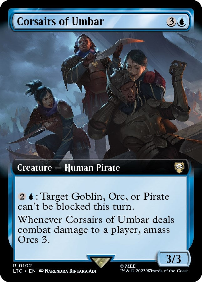 Image for Corsairs of Umbar (Extended Art) (102) - Magic: The Gathering