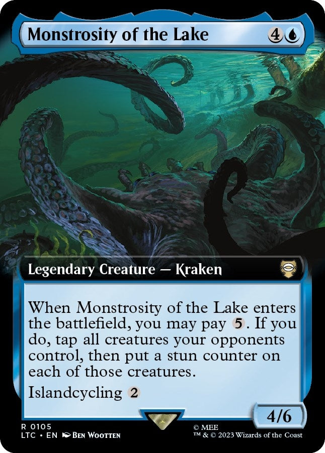 Image for Monstrosity of the Lake (Extended Art) (105) - Magic: The Gathering