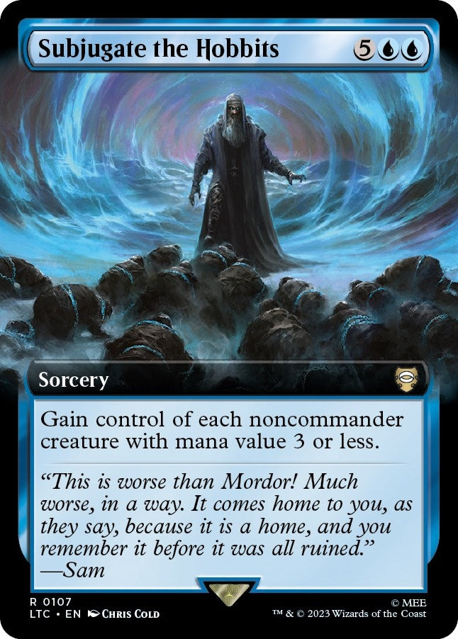 Image for Subjugate the Hobbits (Extended Art) (107) - Magic: The Gathering