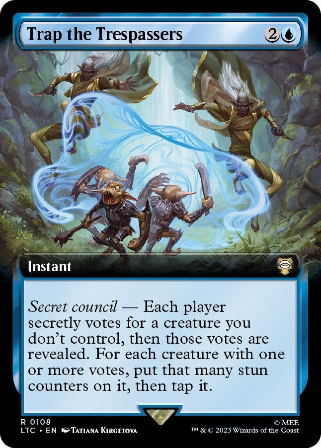 Image for Trap the Trespassers (Extended Art) (108) - Magic: The Gathering