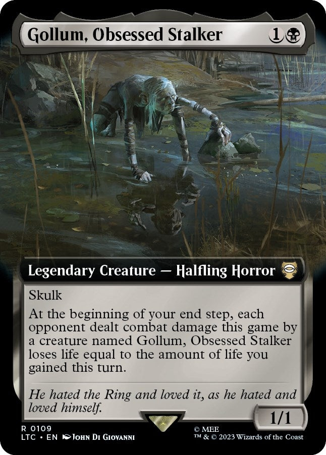 Image for Gollum, Obsessed Stalker (Extended Art) (109) - Magic: The Gathering