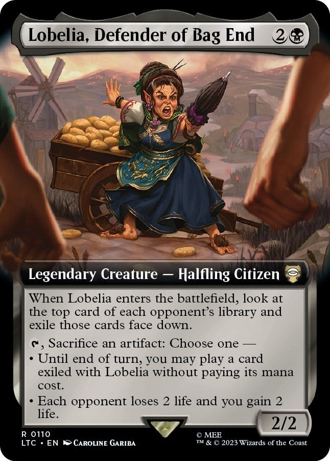 Image for Lobelia, Defender of Bag End (Extended Art) (110) - Magic: The Gathering