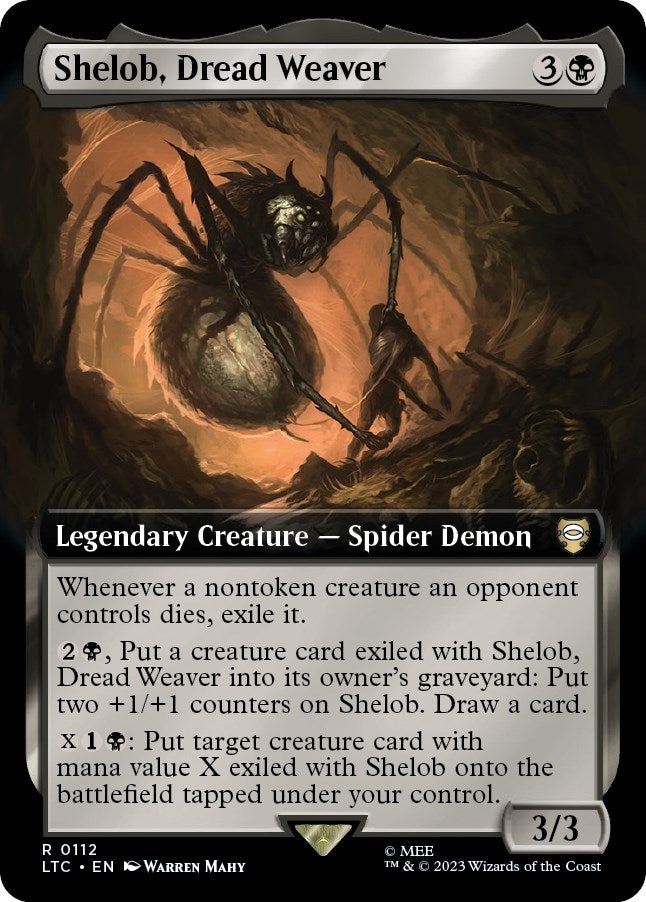 Image for Shelob, Dread Weaver (Extended Art) (112) - Magic: The Gathering
