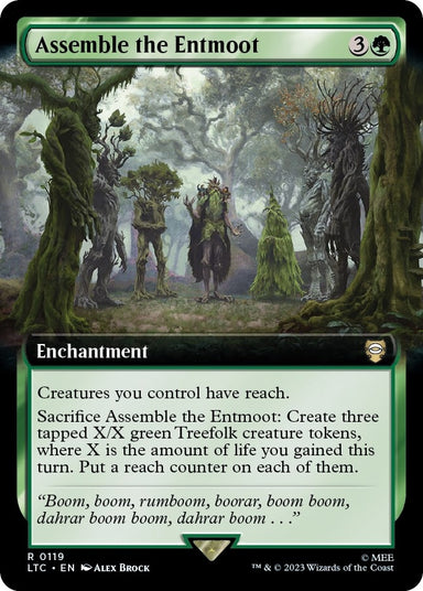 Image for Assemble the Entmoot (Extended Art) (119) - Magic: The Gathering
