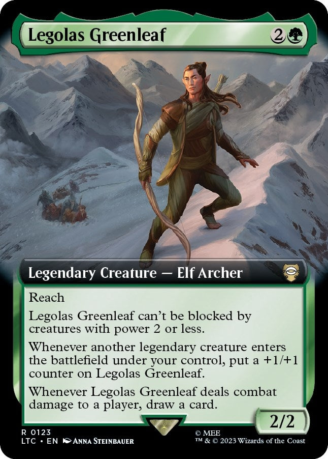 Image for Legolas Greenleaf (Extended Art) (123) - Magic: The Gathering